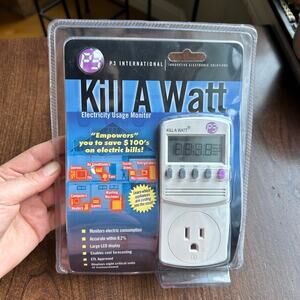 P3 International Kill-A-Watt Electricity Usage Monitor #P4400 NEW Sealed